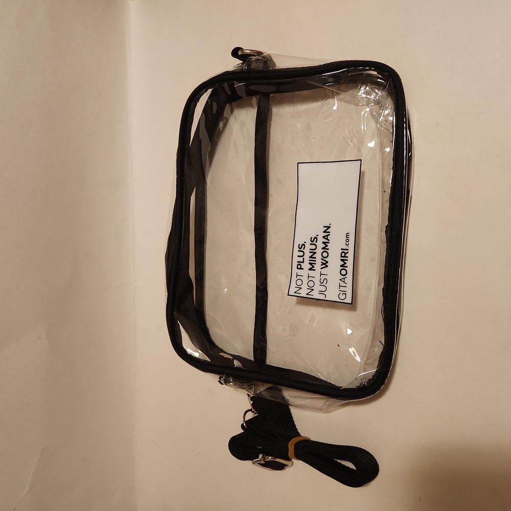 Clear travel bag